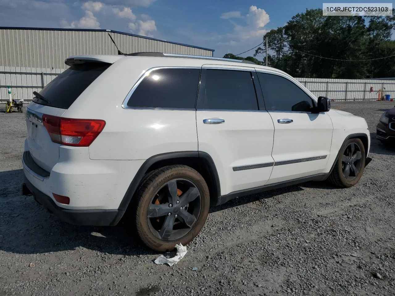 1C4RJFCT2DC523103 2013 Jeep Grand Cherokee Overland