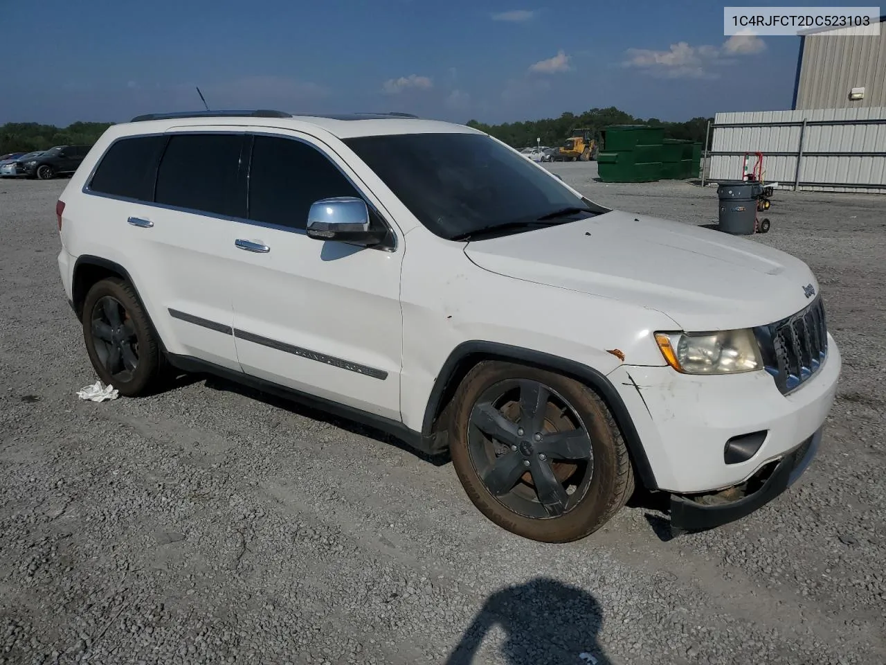 2013 Jeep Grand Cherokee Overland VIN: 1C4RJFCT2DC523103 Lot: 69653084