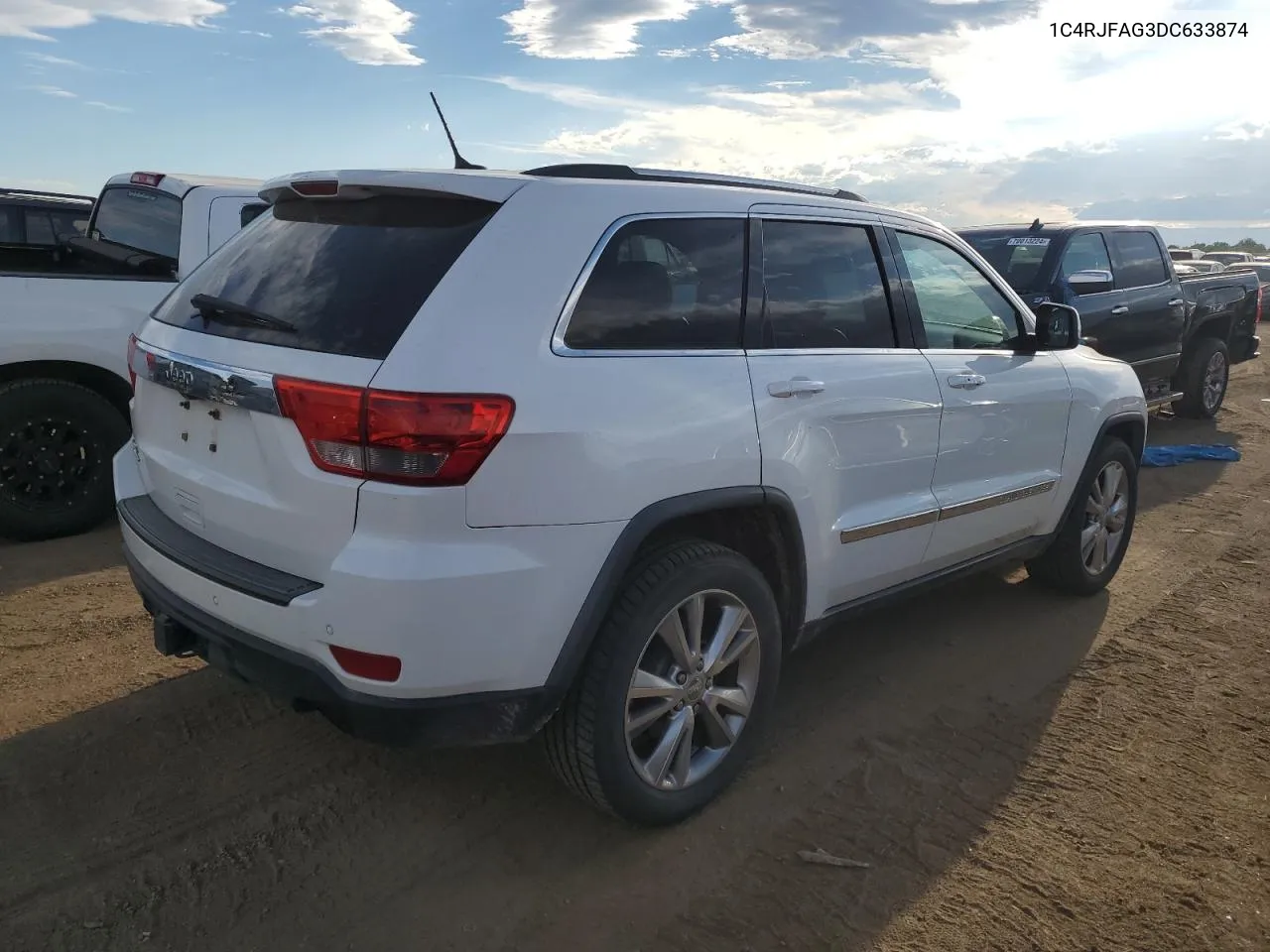 2013 Jeep Grand Cherokee Laredo VIN: 1C4RJFAG3DC633874 Lot: 69725704