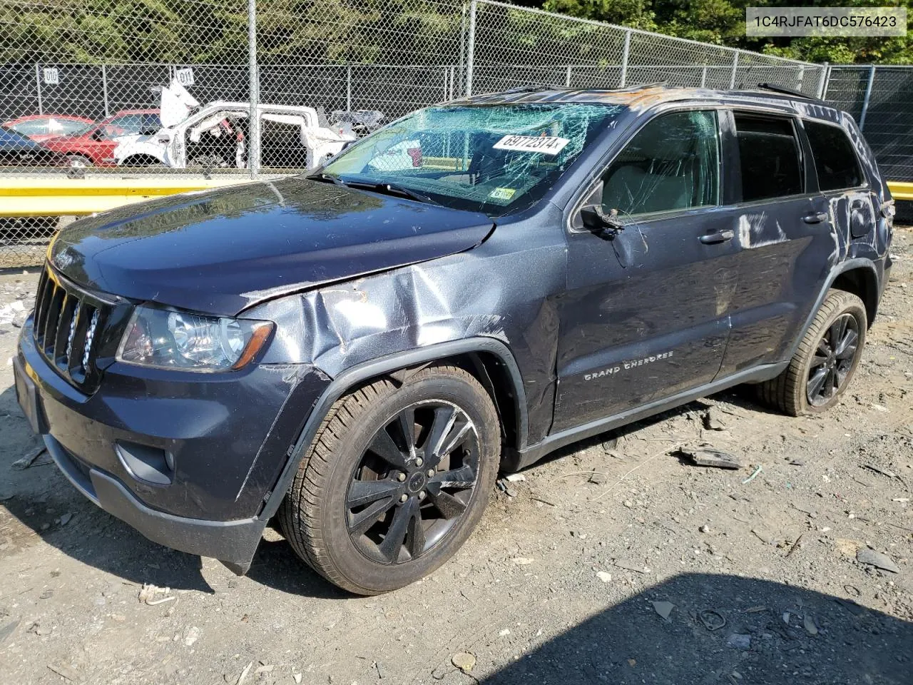 2013 Jeep Grand Cherokee Laredo VIN: 1C4RJFAT6DC576423 Lot: 69772374