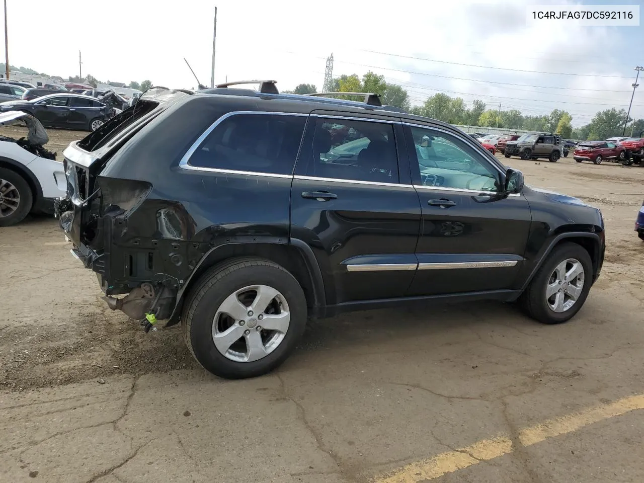 2013 Jeep Grand Cherokee Laredo VIN: 1C4RJFAG7DC592116 Lot: 70011394