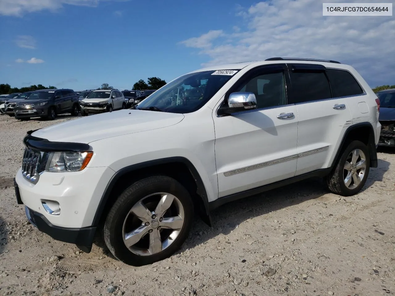 2013 Jeep Grand Cherokee Overland VIN: 1C4RJFCG7DC654644 Lot: 70562924