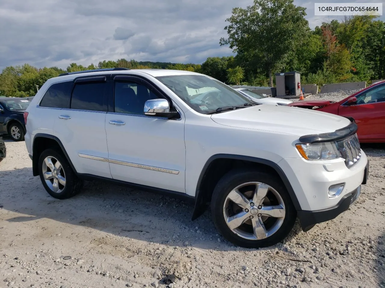 2013 Jeep Grand Cherokee Overland VIN: 1C4RJFCG7DC654644 Lot: 70562924