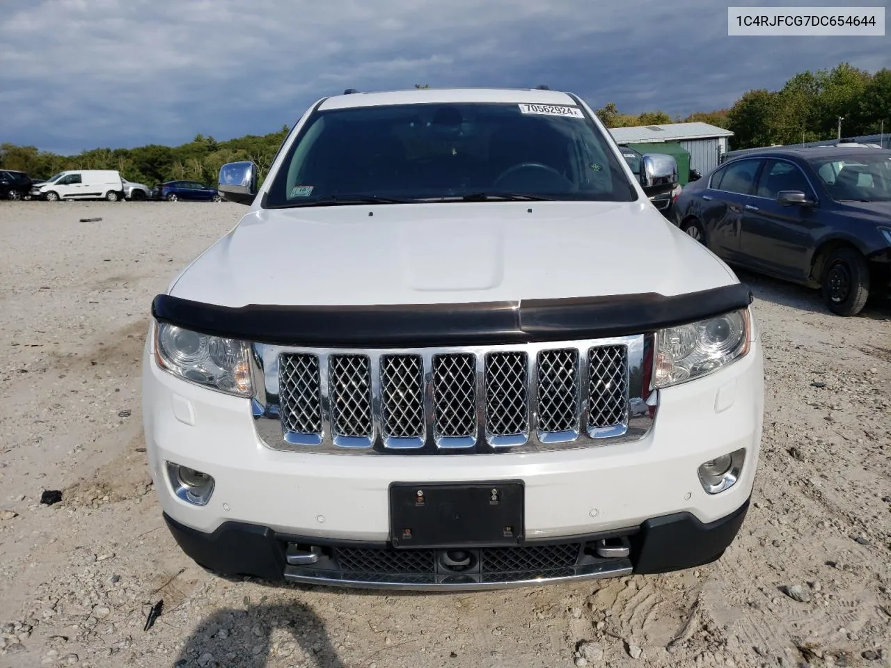 2013 Jeep Grand Cherokee Overland VIN: 1C4RJFCG7DC654644 Lot: 70562924