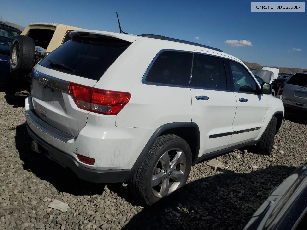 2013 Jeep Grand Cherokee Overland VIN: 1C4RJFCT3DC532084 Lot: 70998314