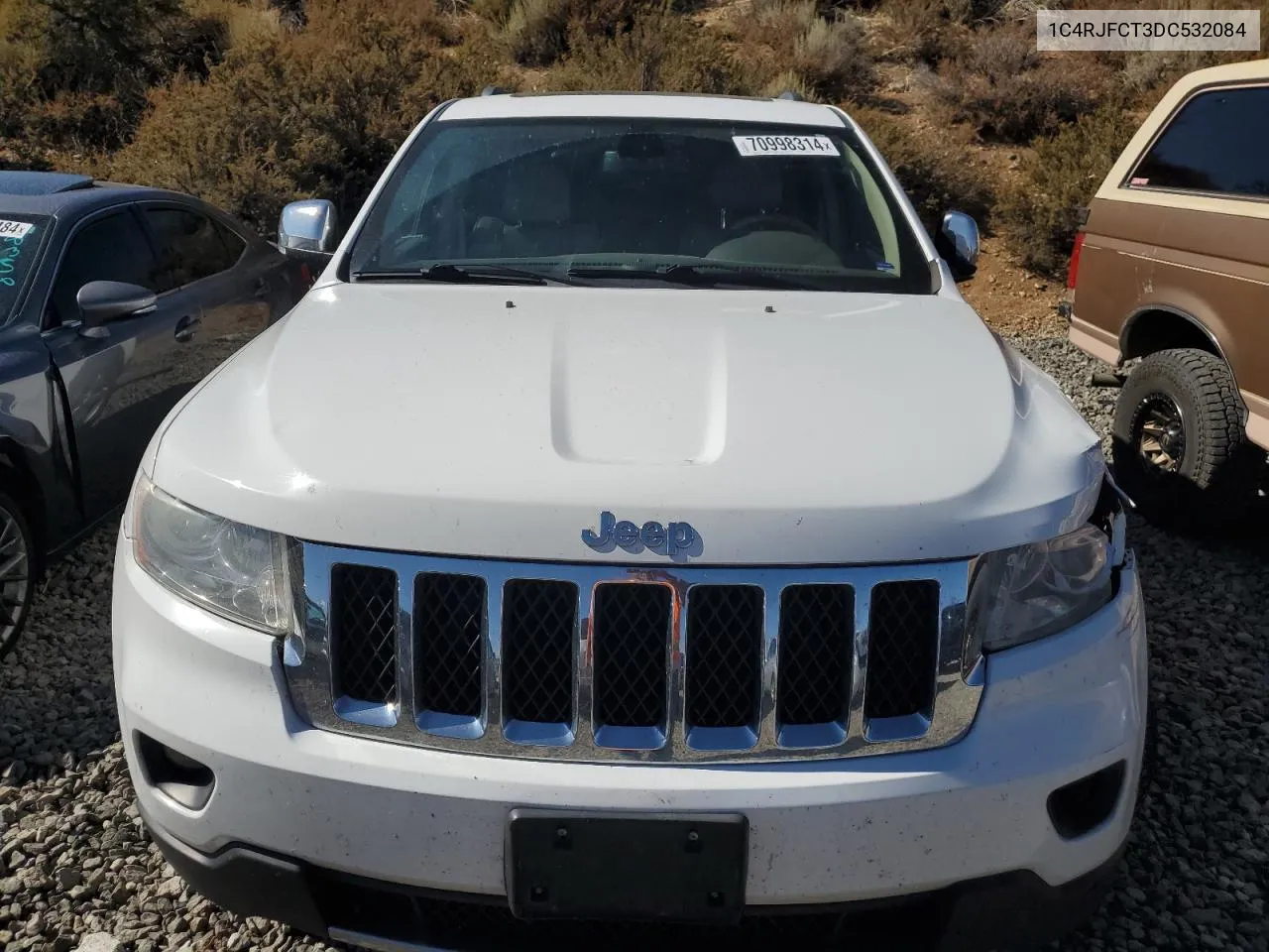 2013 Jeep Grand Cherokee Overland VIN: 1C4RJFCT3DC532084 Lot: 70998314