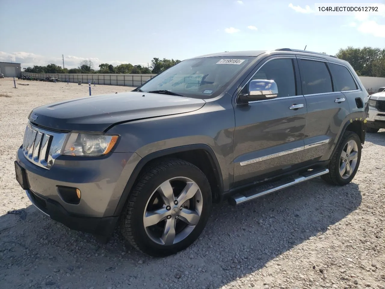 2013 Jeep Grand Cherokee Overland VIN: 1C4RJECT0DC612792 Lot: 71199184