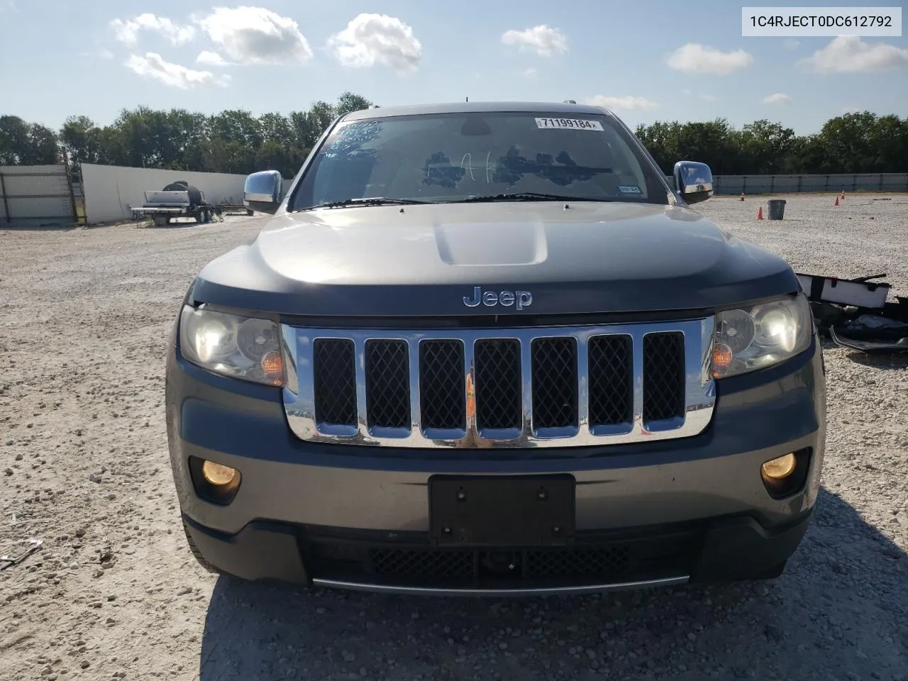 2013 Jeep Grand Cherokee Overland VIN: 1C4RJECT0DC612792 Lot: 71199184