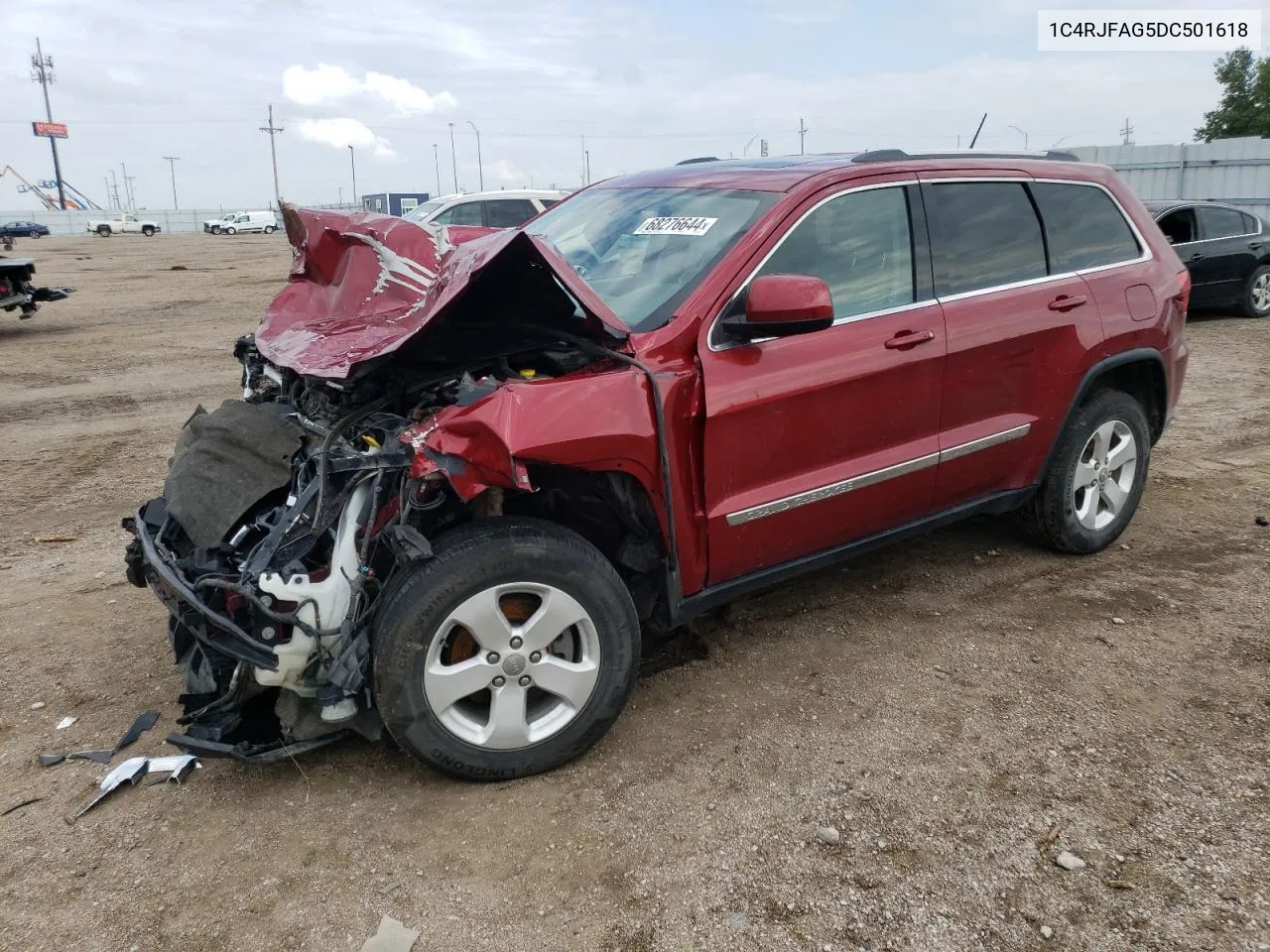 2013 Jeep Grand Cherokee Laredo VIN: 1C4RJFAG5DC501618 Lot: 71552204