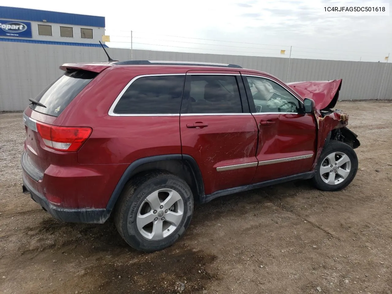 2013 Jeep Grand Cherokee Laredo VIN: 1C4RJFAG5DC501618 Lot: 71552204