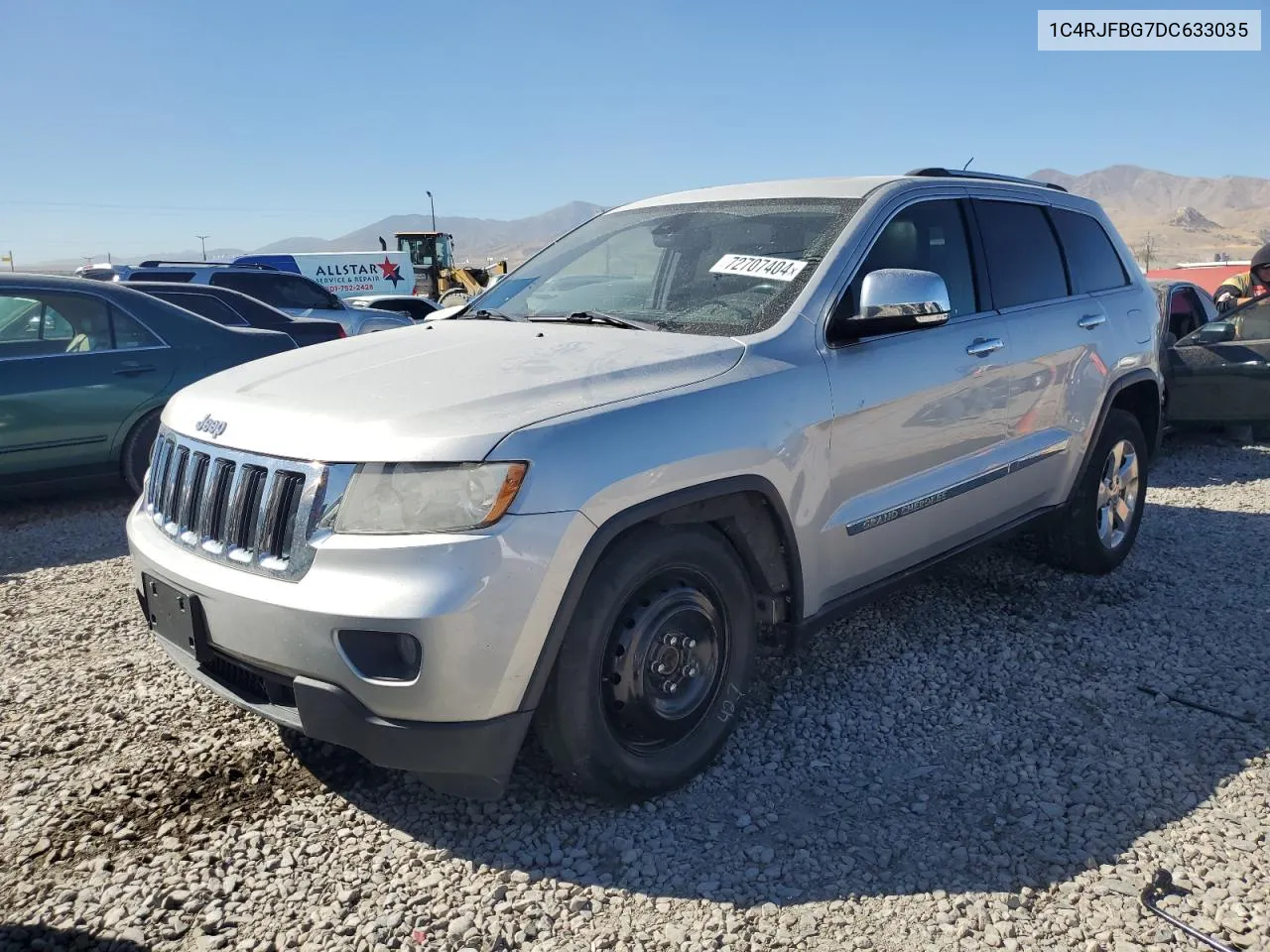 2013 Jeep Grand Cherokee Limited VIN: 1C4RJFBG7DC633035 Lot: 72707404