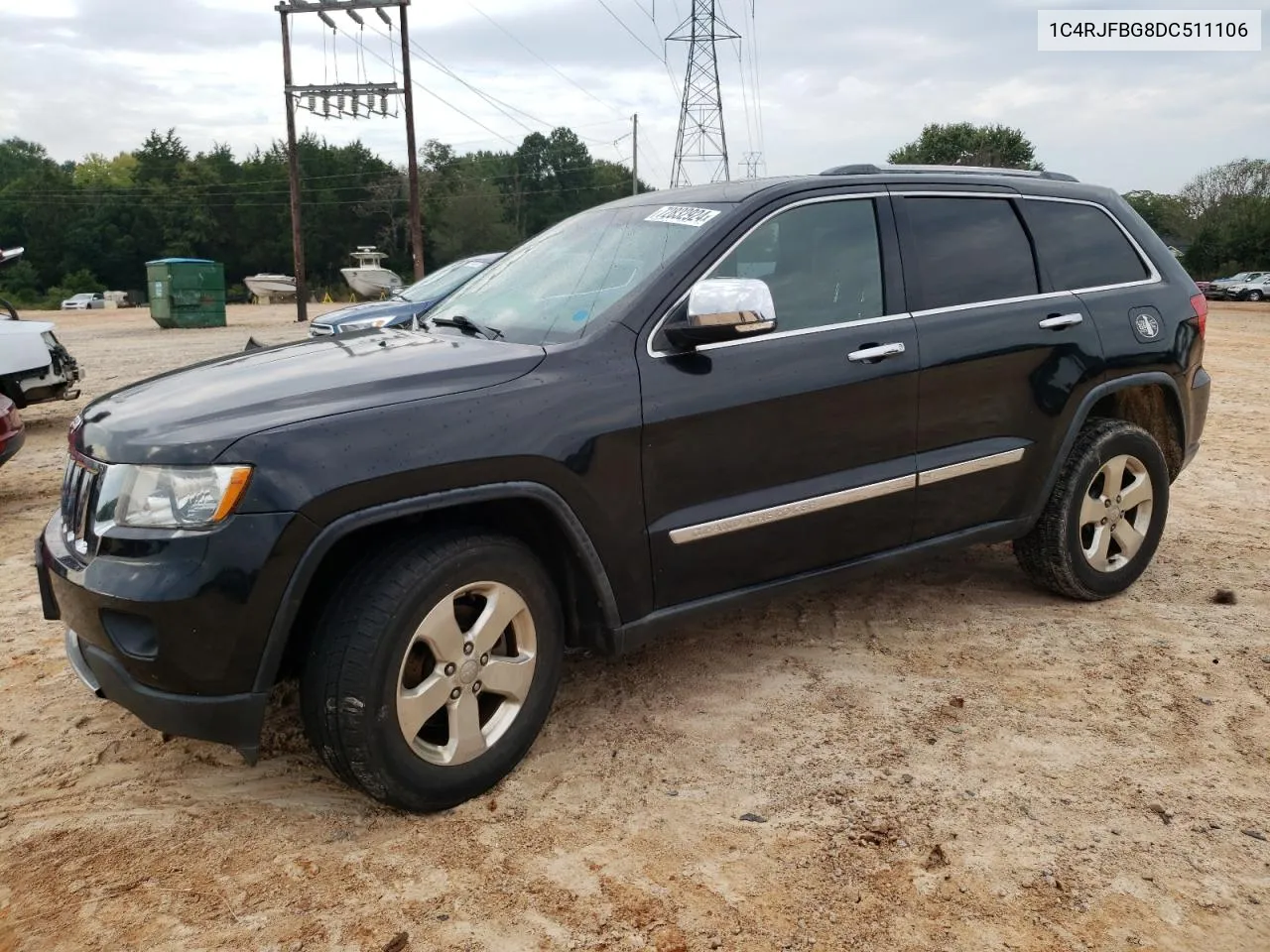 2013 Jeep Grand Cherokee Limited VIN: 1C4RJFBG8DC511106 Lot: 72832924