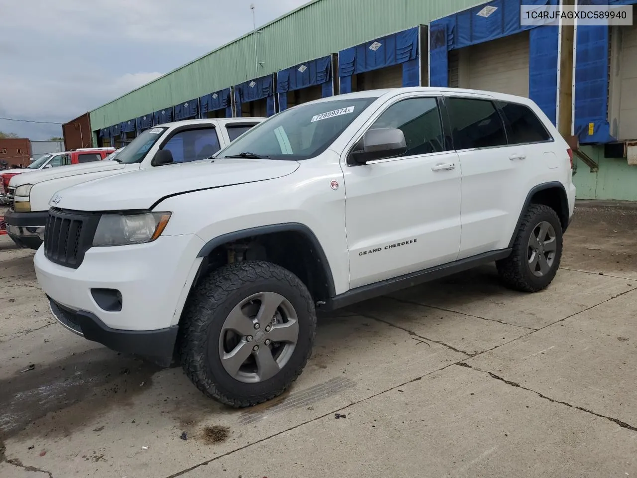 2013 Jeep Grand Cherokee Laredo VIN: 1C4RJFAGXDC589940 Lot: 72859374