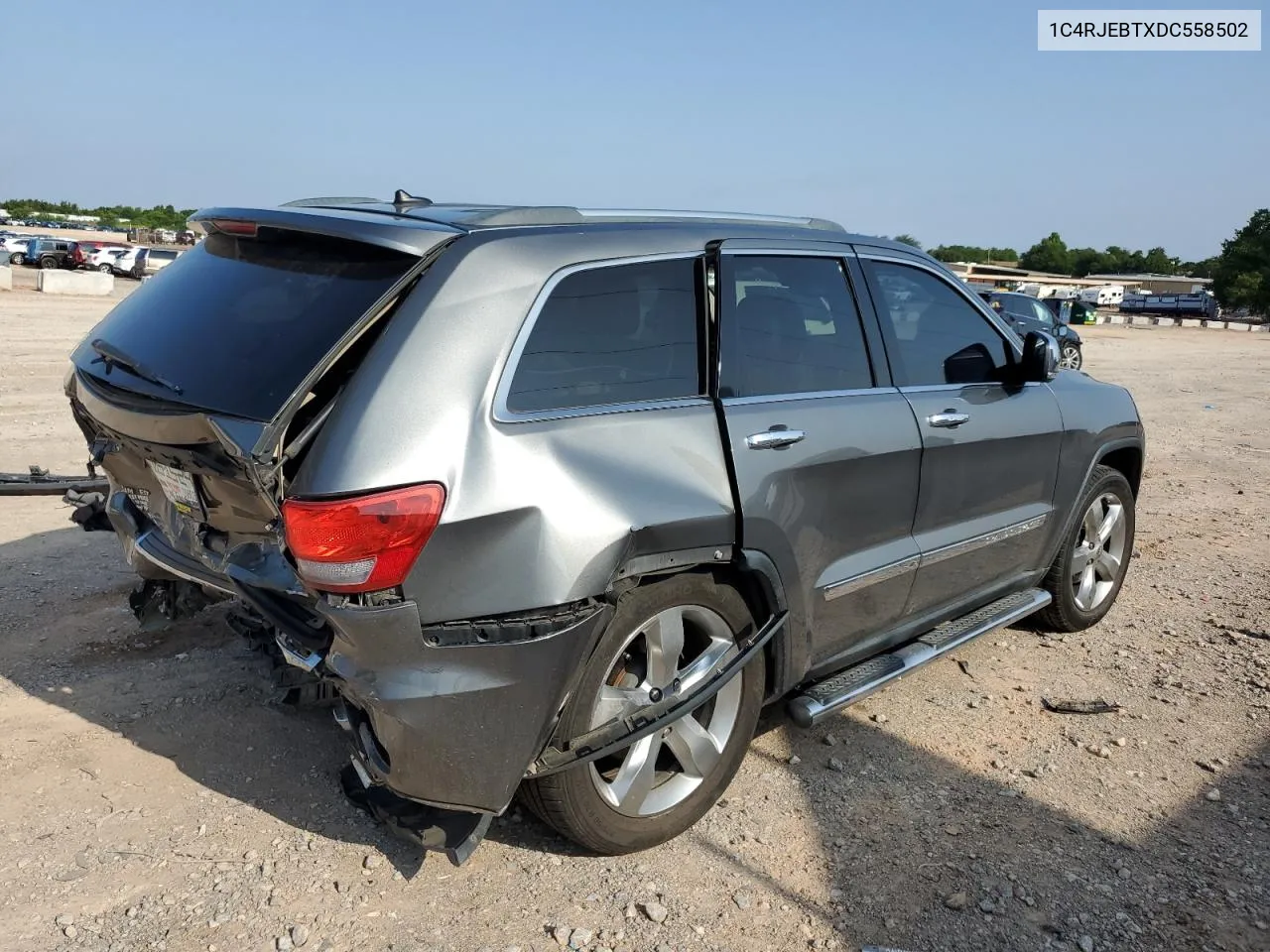 1C4RJEBTXDC558502 2013 Jeep Grand Cherokee Limited