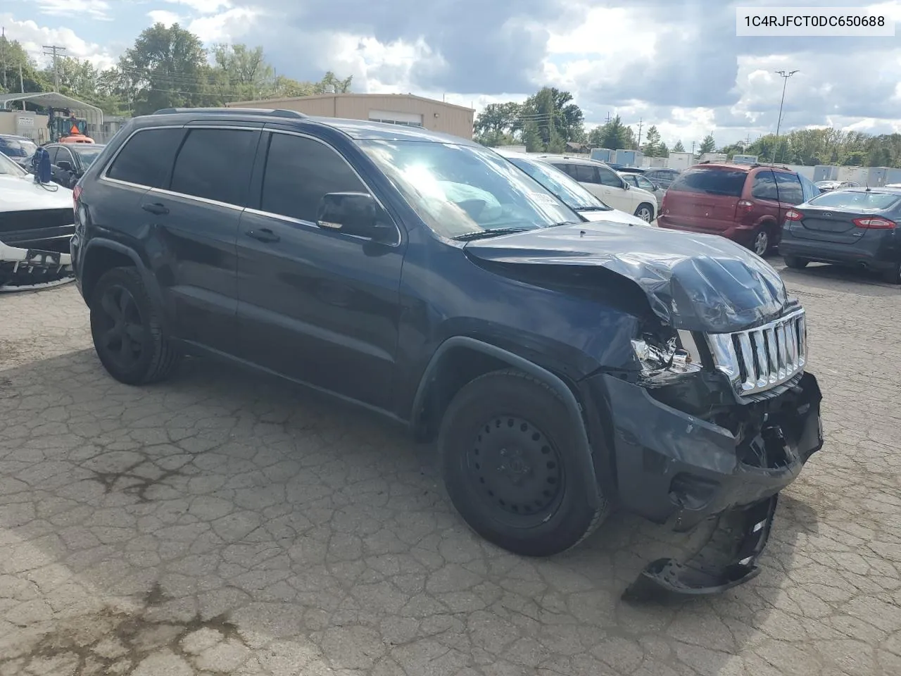 2013 Jeep Grand Cherokee Overland VIN: 1C4RJFCT0DC650688 Lot: 73306434