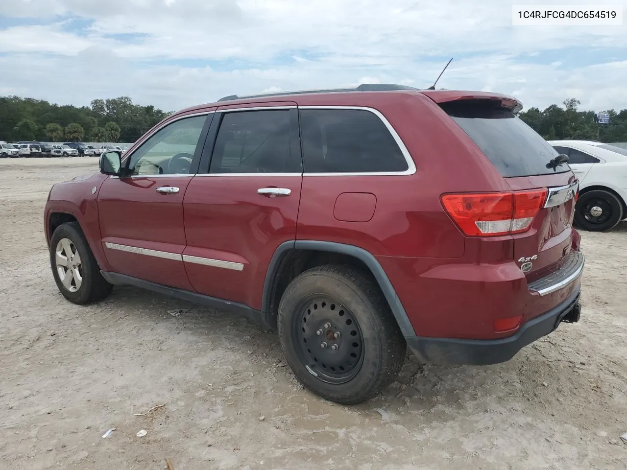 2013 Jeep Grand Cherokee Overland VIN: 1C4RJFCG4DC654519 Lot: 73361314