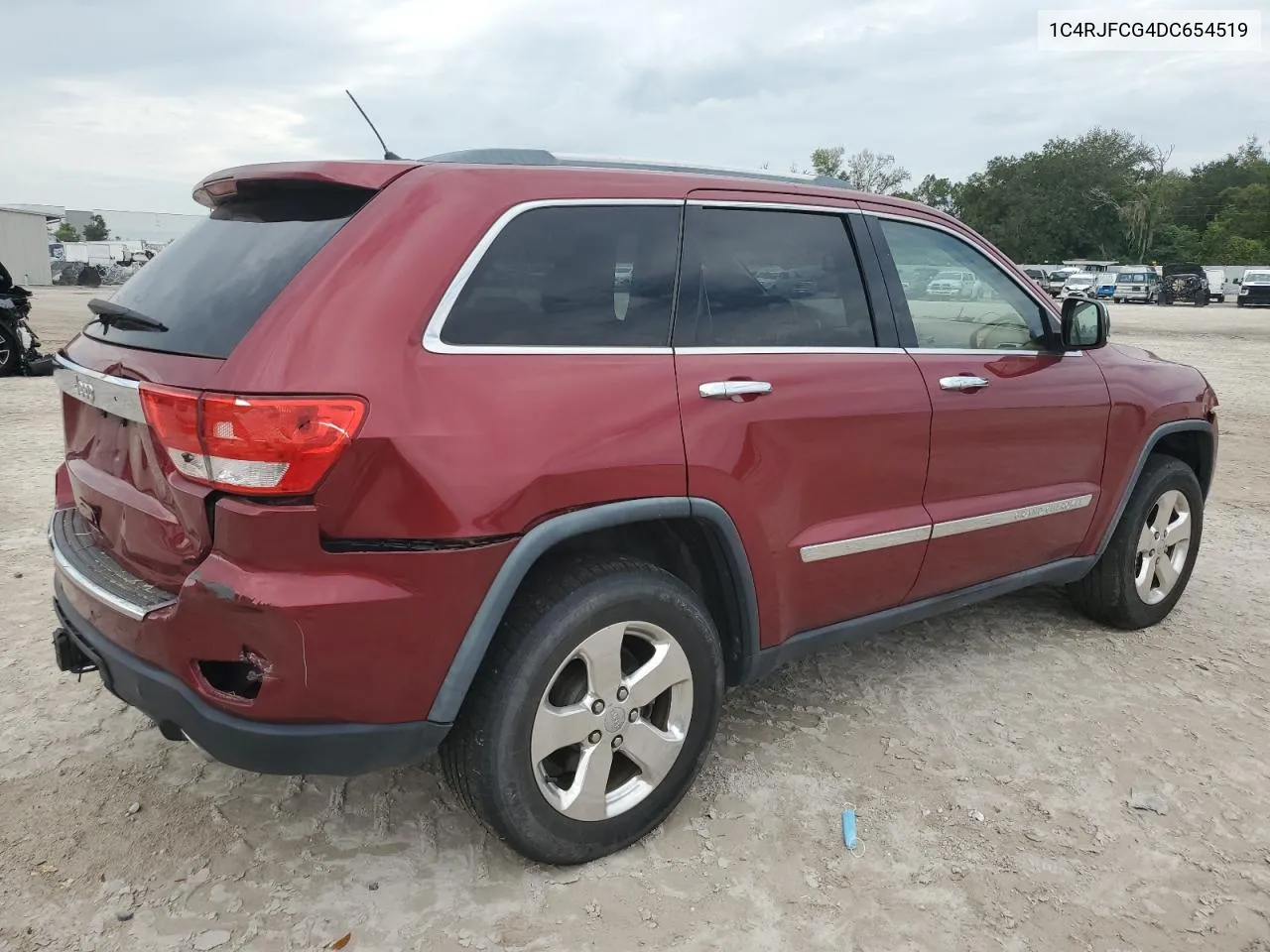 2013 Jeep Grand Cherokee Overland VIN: 1C4RJFCG4DC654519 Lot: 73361314