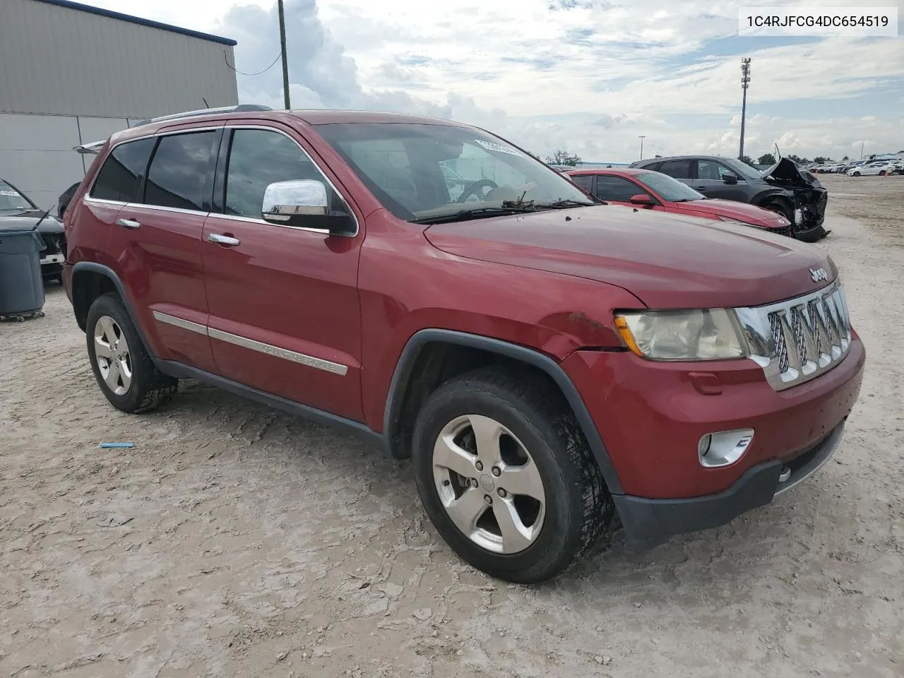 2013 Jeep Grand Cherokee Overland VIN: 1C4RJFCG4DC654519 Lot: 73361314