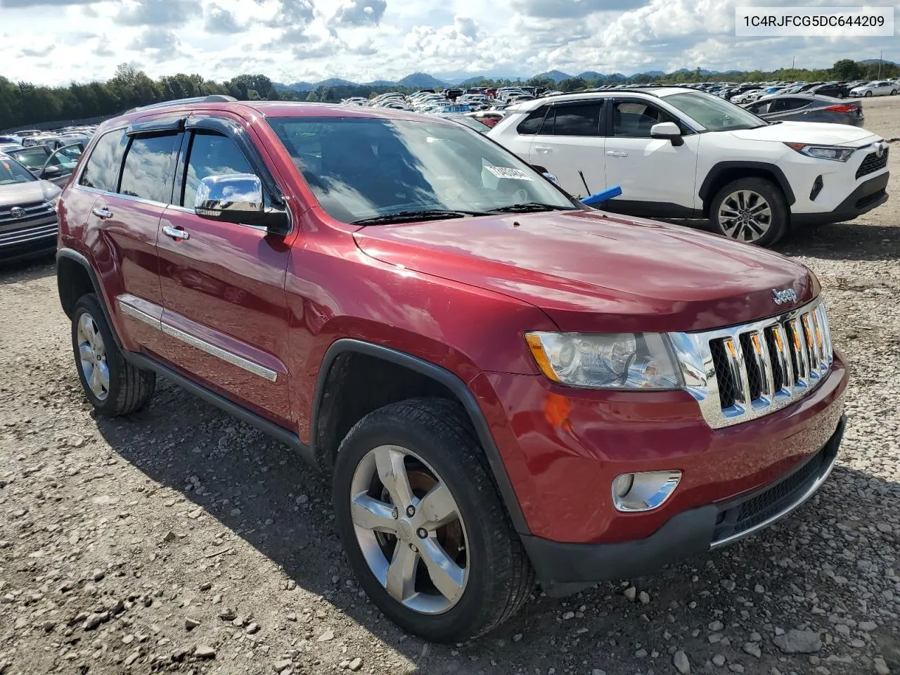 2013 Jeep Grand Cherokee Overland VIN: 1C4RJFCG5DC644209 Lot: 73403484