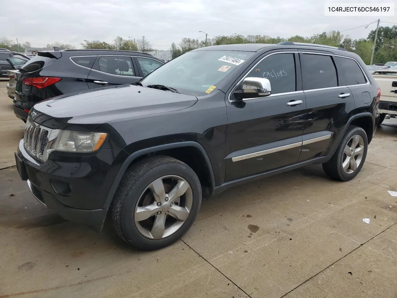 2013 Jeep Grand Cherokee Overland VIN: 1C4RJECT6DC546197 Lot: 73477484