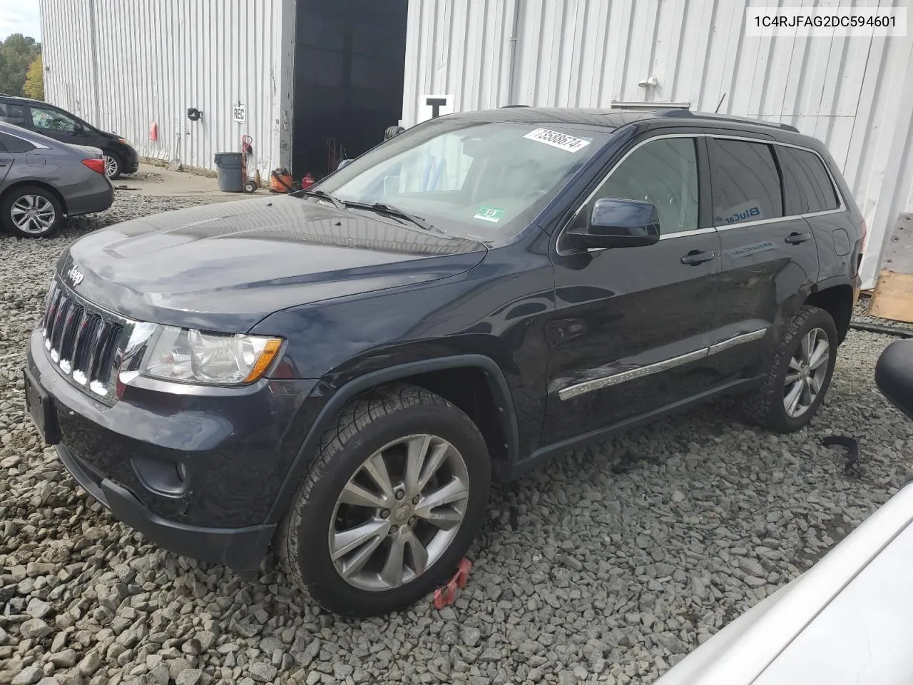 2013 Jeep Grand Cherokee Laredo VIN: 1C4RJFAG2DC594601 Lot: 73588674