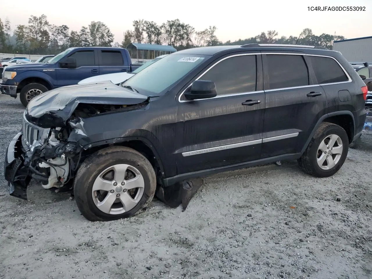 2013 Jeep Grand Cherokee Laredo VIN: 1C4RJFAG0DC553092 Lot: 74106414