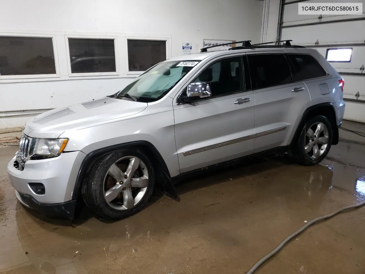 2013 Jeep Grand Cherokee Overland VIN: 1C4RJFCT6DC580615 Lot: 75182774