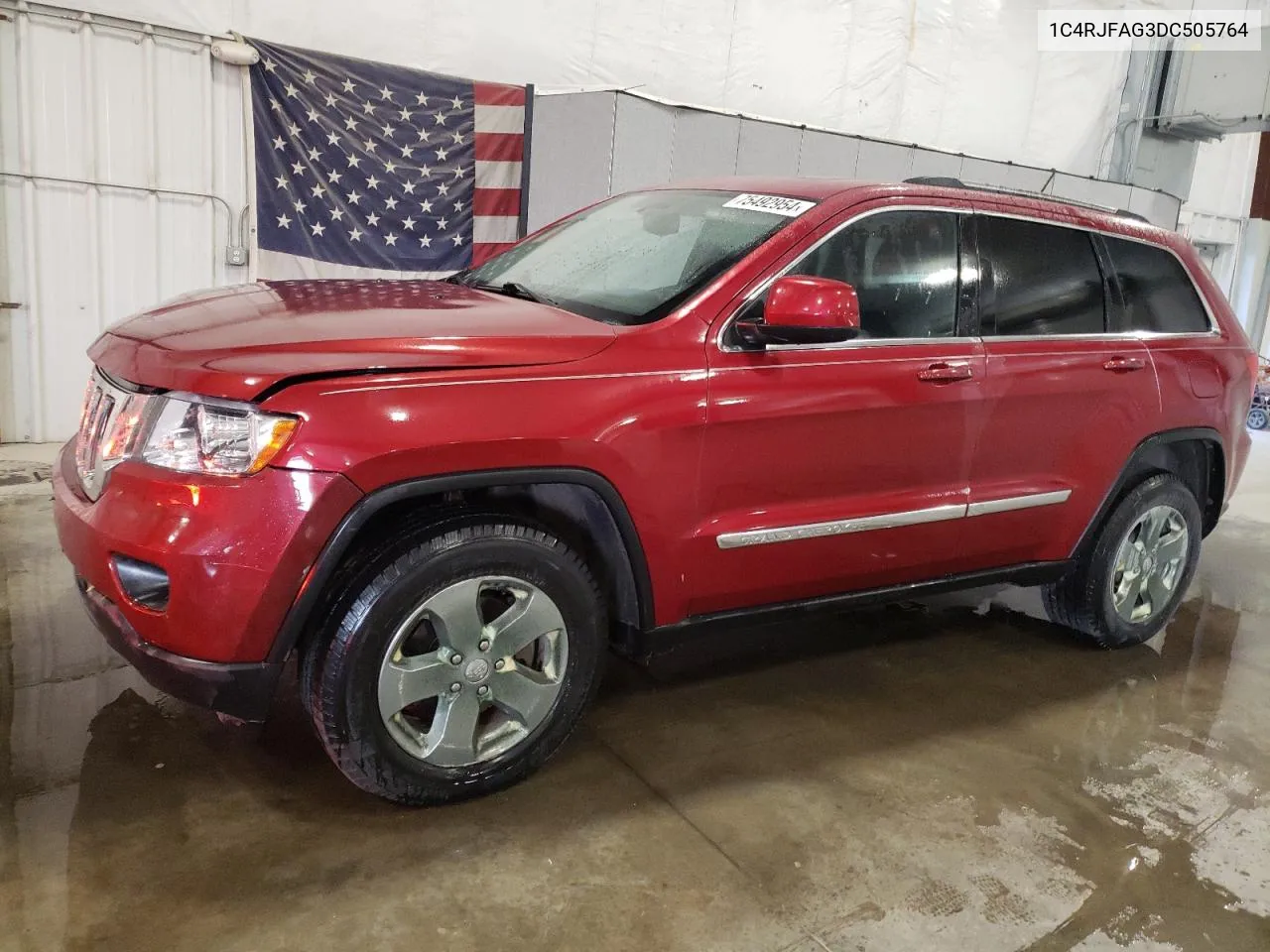 2013 Jeep Grand Cherokee Laredo VIN: 1C4RJFAG3DC505764 Lot: 75492954