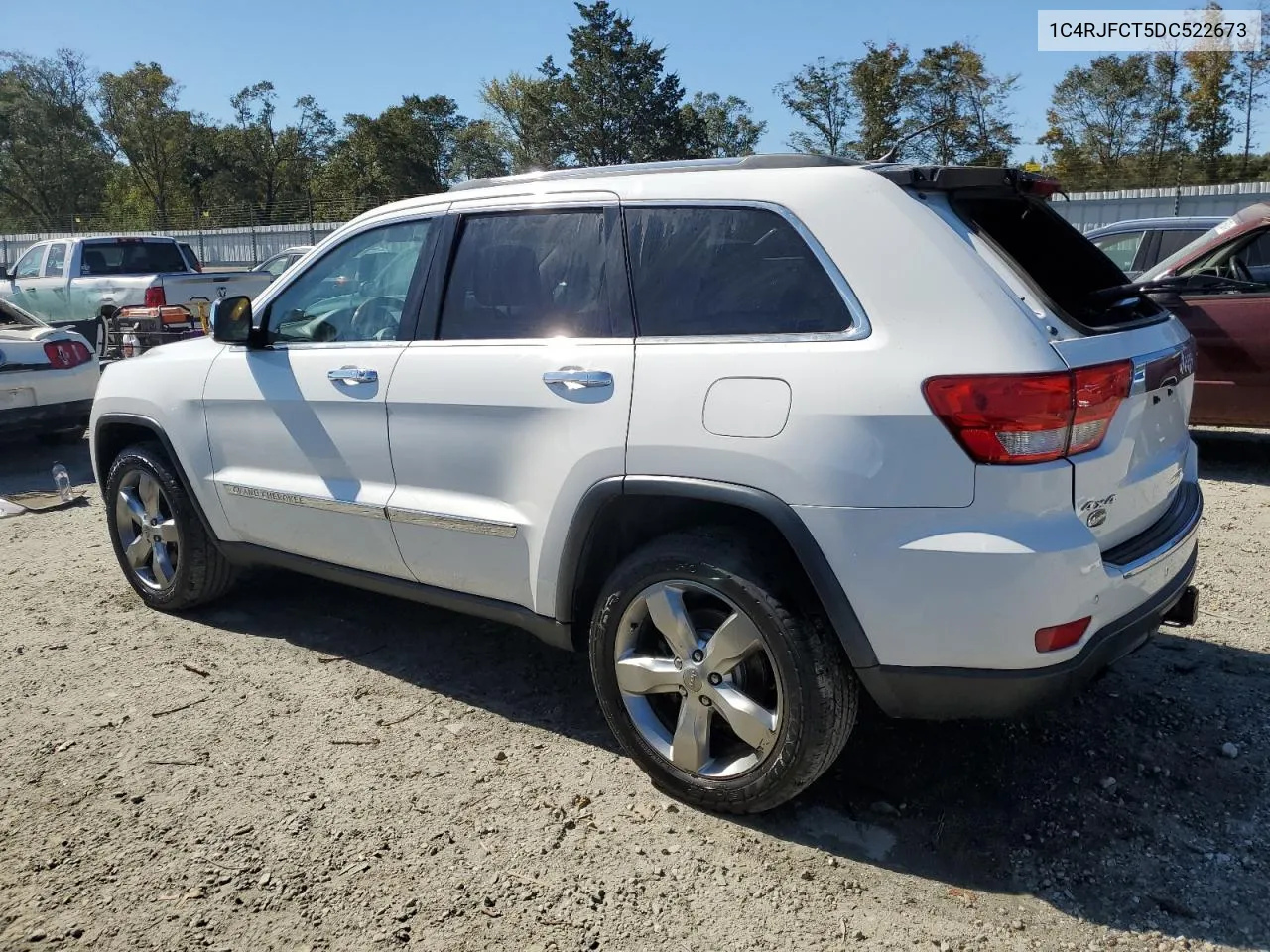 2013 Jeep Grand Cherokee Overland VIN: 1C4RJFCT5DC522673 Lot: 75511584