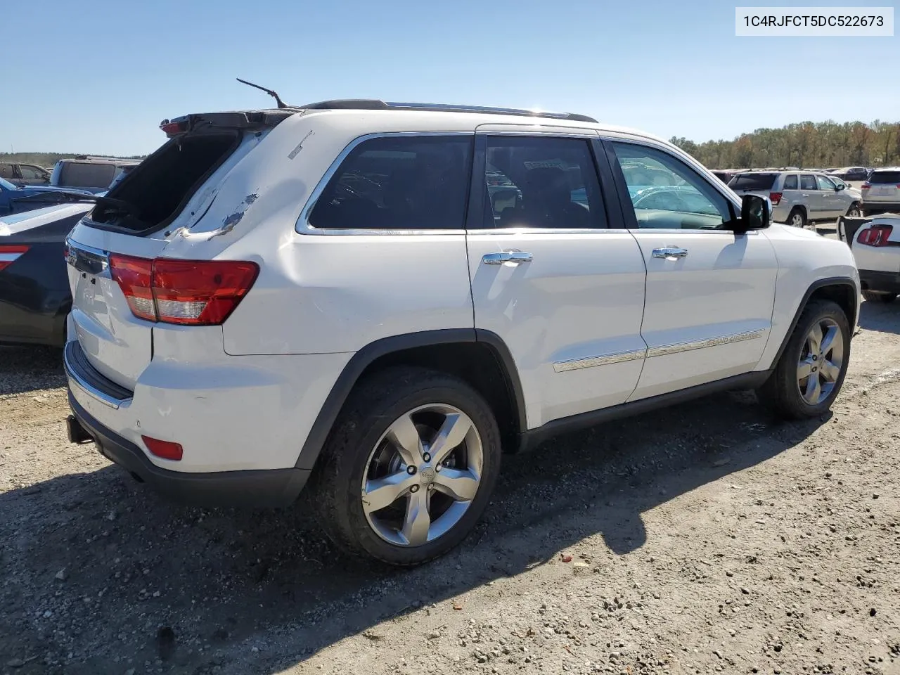 2013 Jeep Grand Cherokee Overland VIN: 1C4RJFCT5DC522673 Lot: 75511584