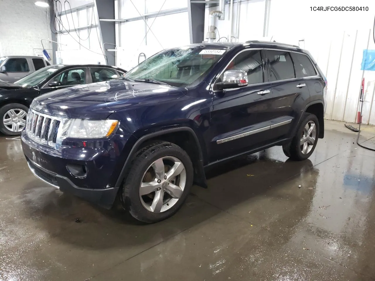 2013 Jeep Grand Cherokee Overland VIN: 1C4RJFCG6DC580410 Lot: 75550154