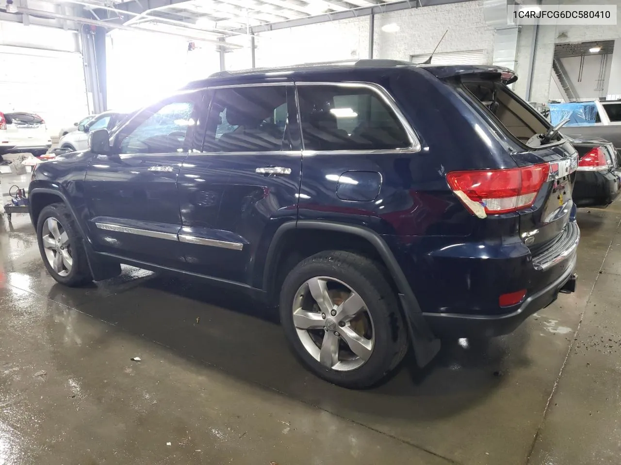 2013 Jeep Grand Cherokee Overland VIN: 1C4RJFCG6DC580410 Lot: 75550154