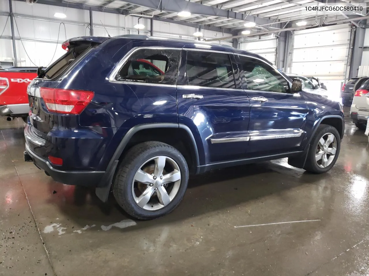 2013 Jeep Grand Cherokee Overland VIN: 1C4RJFCG6DC580410 Lot: 75550154