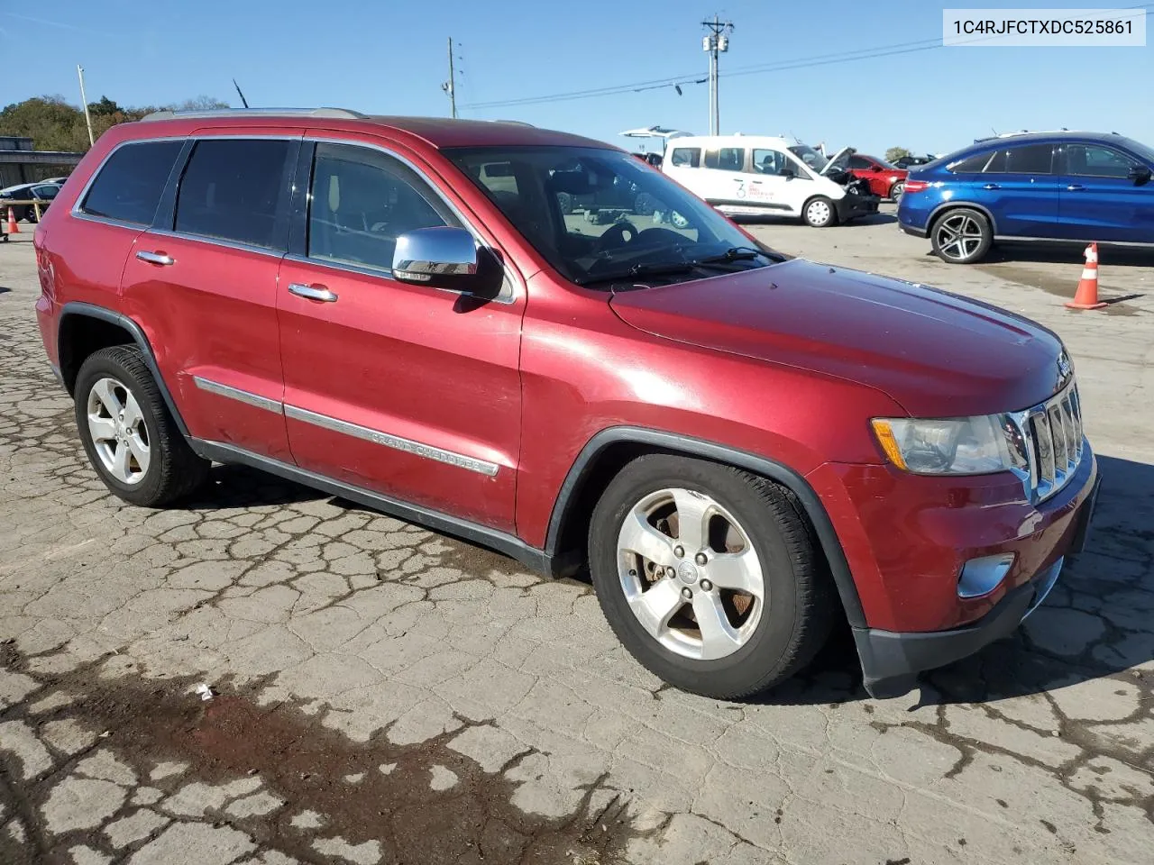 2013 Jeep Grand Cherokee Overland VIN: 1C4RJFCTXDC525861 Lot: 75875744