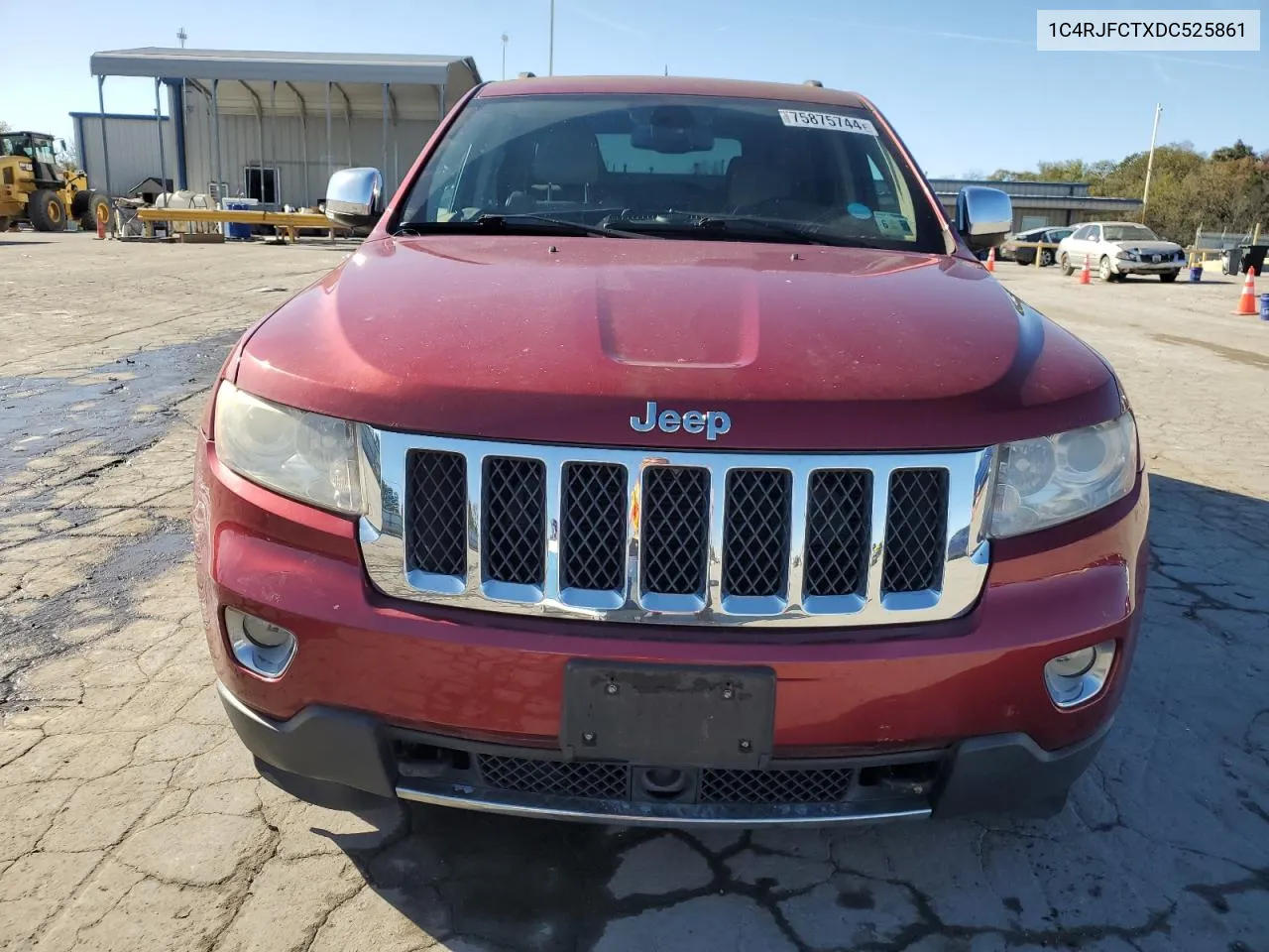 2013 Jeep Grand Cherokee Overland VIN: 1C4RJFCTXDC525861 Lot: 75875744