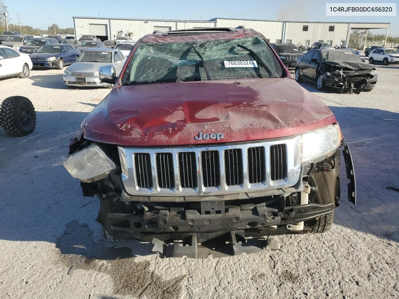 2013 Jeep Grand Cherokee Limited VIN: 1C4RJFBG0DC656320 Lot: 76030324