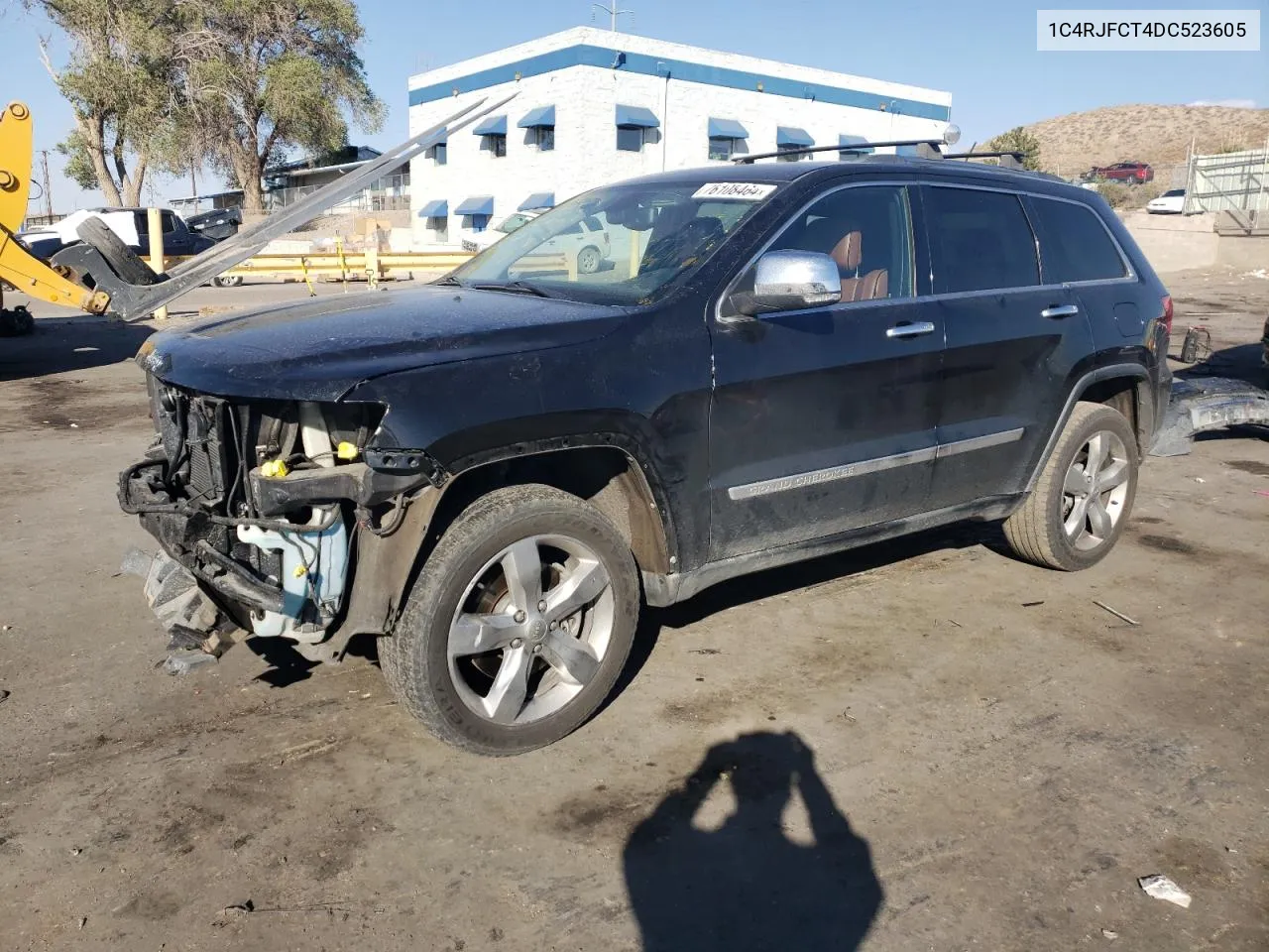 2013 Jeep Grand Cherokee Overland VIN: 1C4RJFCT4DC523605 Lot: 76108464