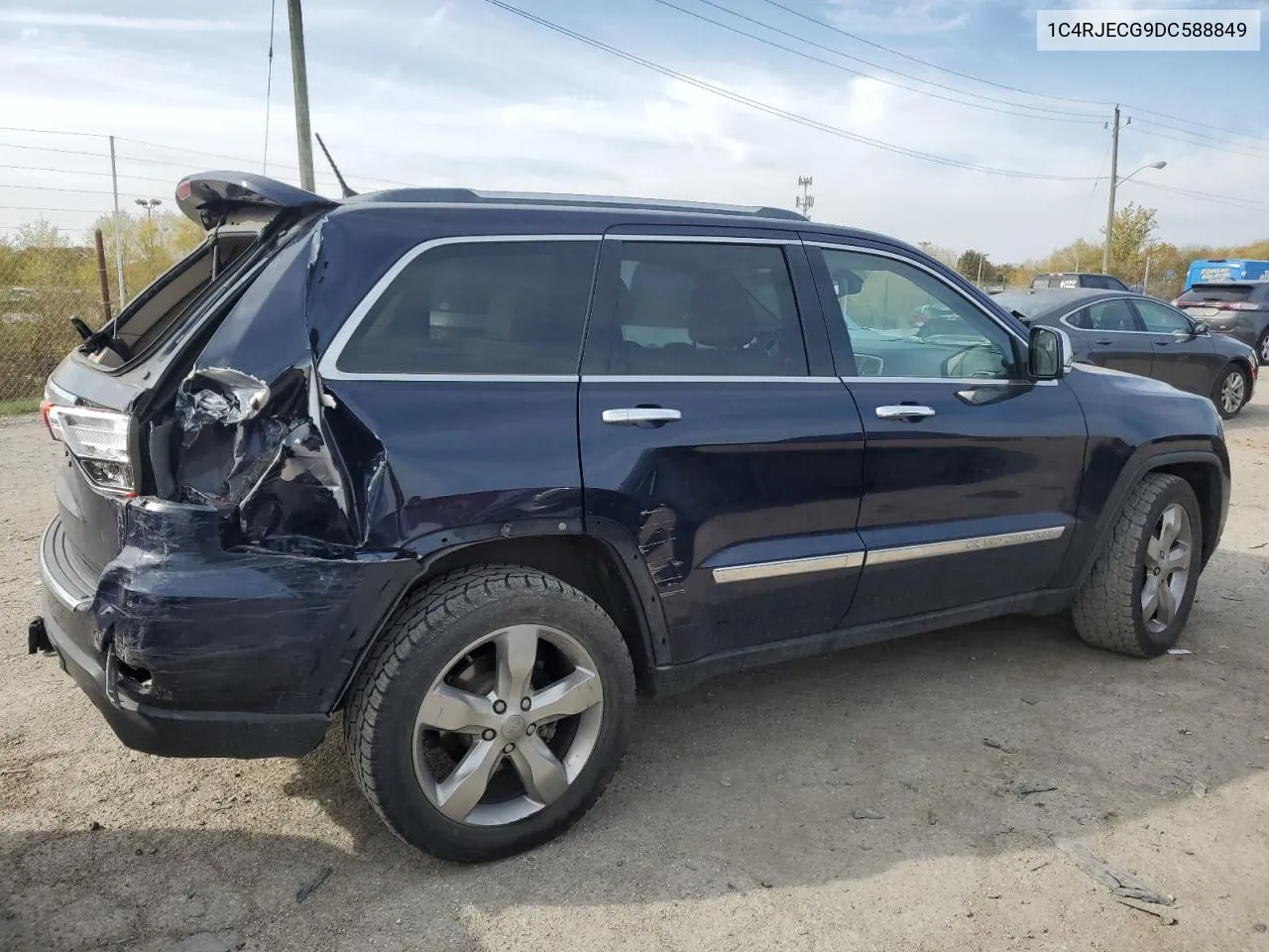 2013 Jeep Grand Cherokee Overland VIN: 1C4RJECG9DC588849 Lot: 77807774