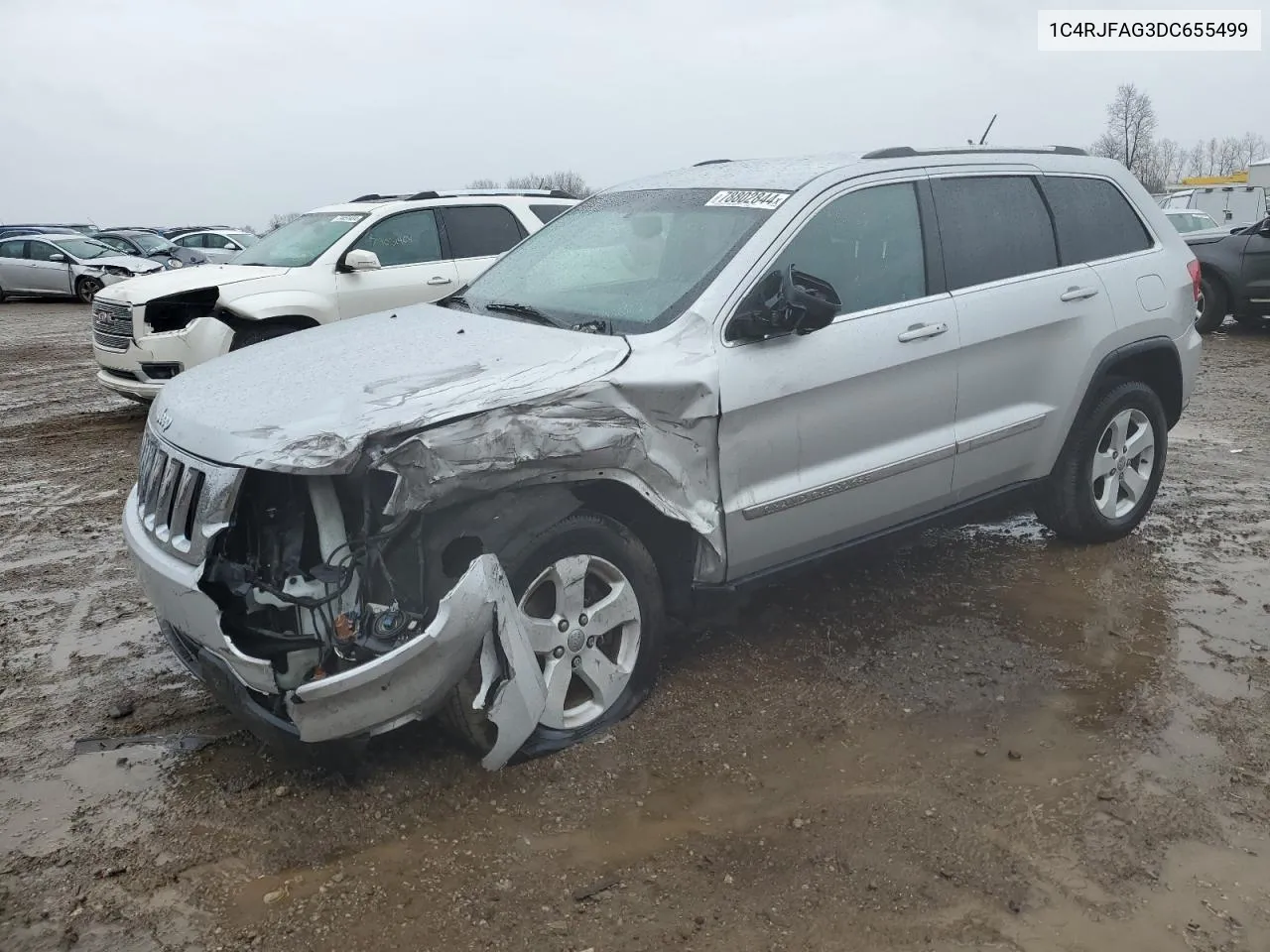 2013 Jeep Grand Cherokee Laredo VIN: 1C4RJFAG3DC655499 Lot: 78802844