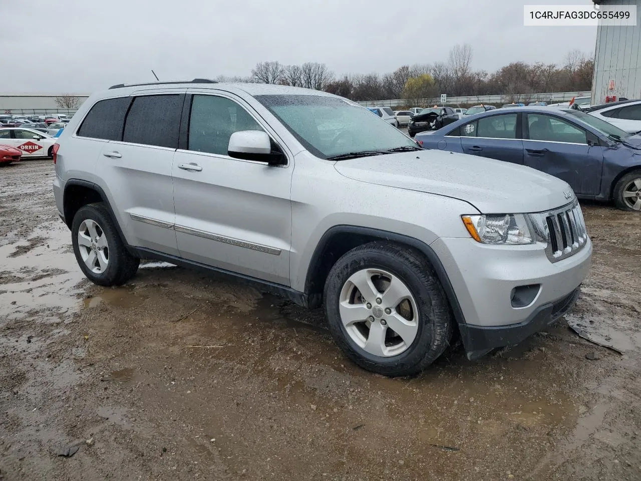 2013 Jeep Grand Cherokee Laredo VIN: 1C4RJFAG3DC655499 Lot: 78802844