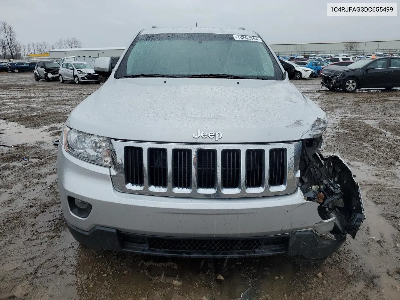 2013 Jeep Grand Cherokee Laredo VIN: 1C4RJFAG3DC655499 Lot: 78802844