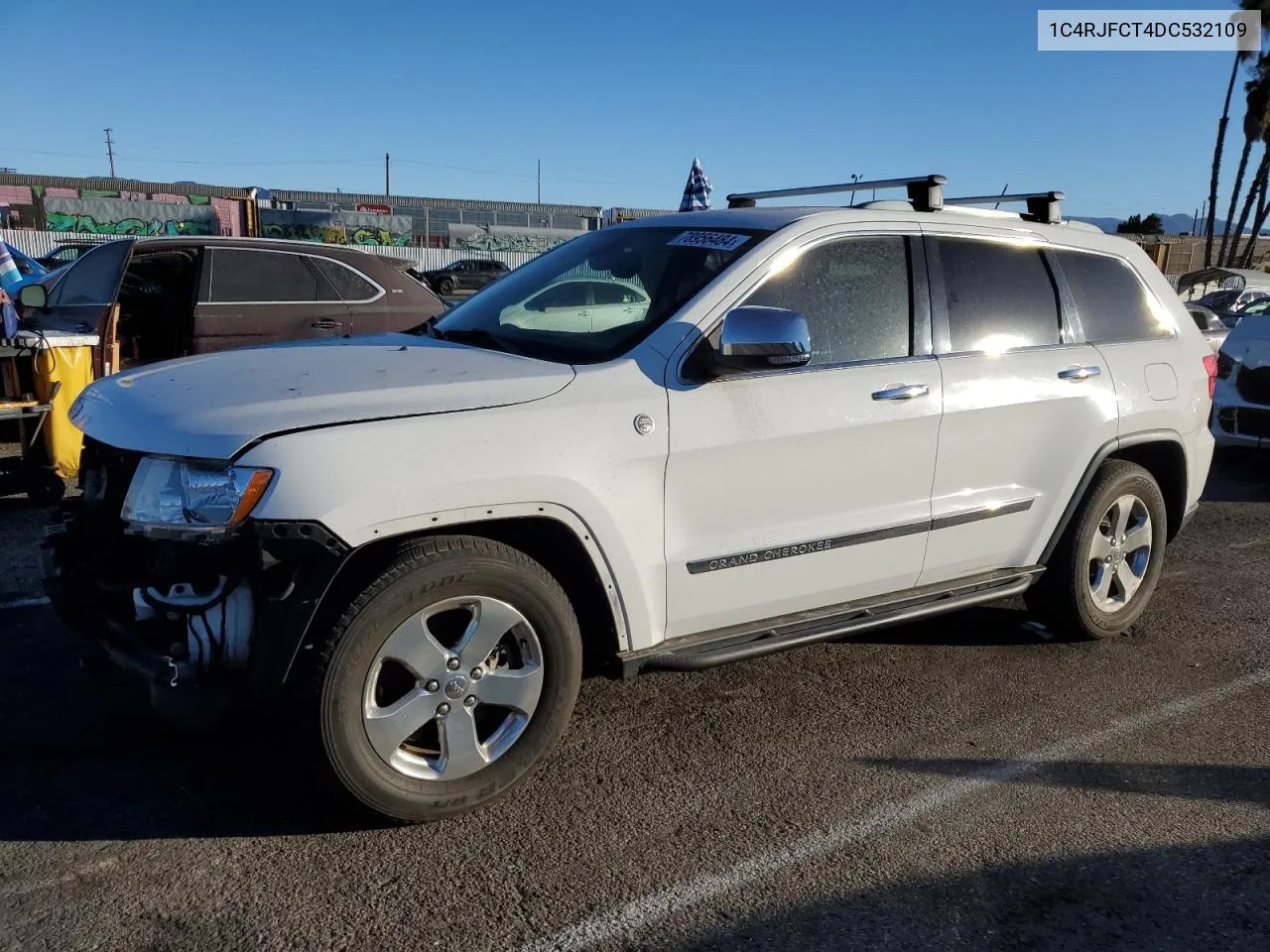 2013 Jeep Grand Cherokee Overland VIN: 1C4RJFCT4DC532109 Lot: 78956484