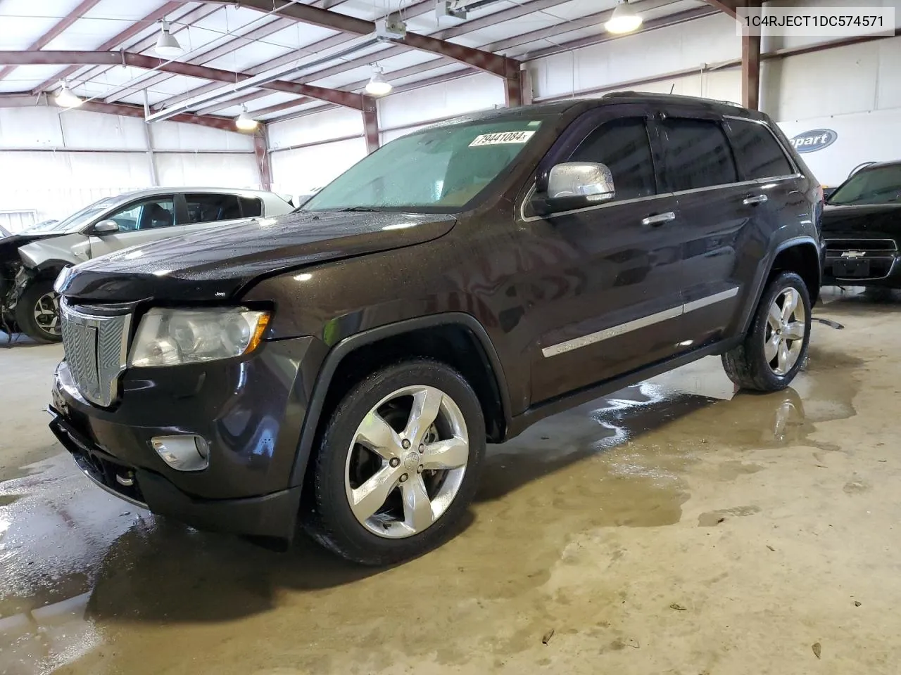 2013 Jeep Grand Cherokee Overland VIN: 1C4RJECT1DC574571 Lot: 79441084