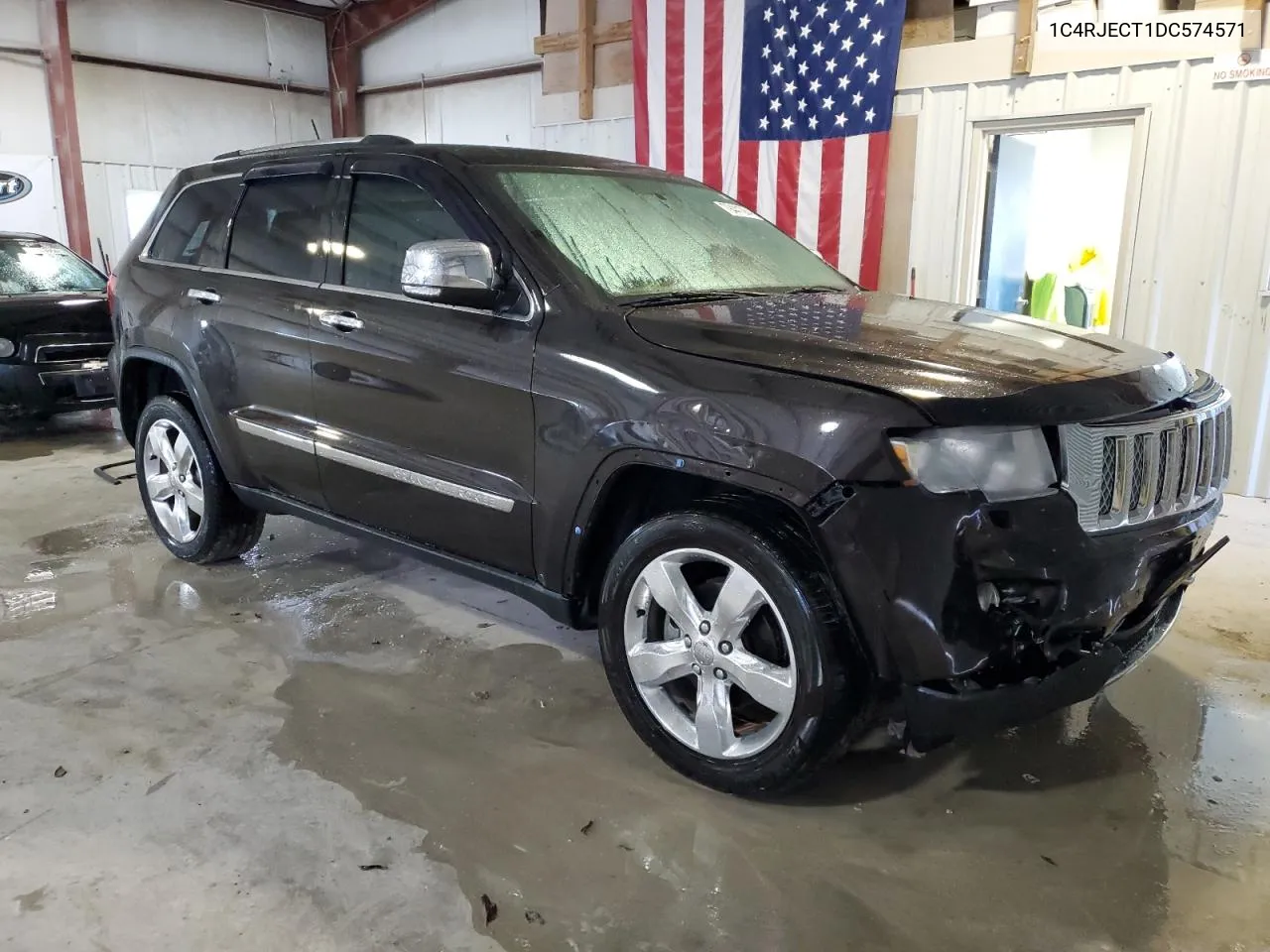 2013 Jeep Grand Cherokee Overland VIN: 1C4RJECT1DC574571 Lot: 79441084