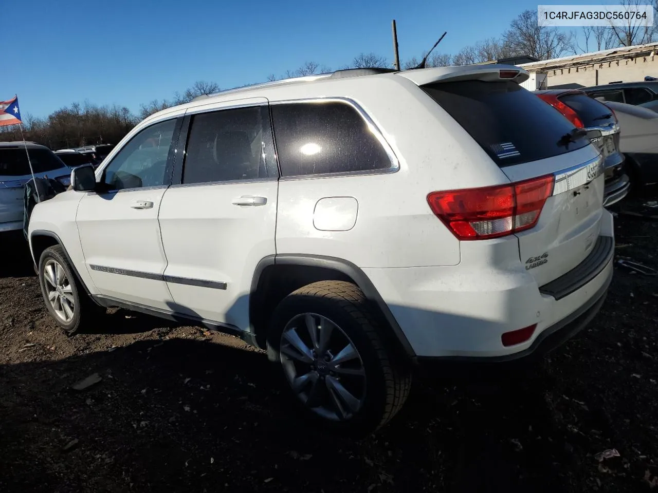 2013 Jeep Grand Cherokee Laredo VIN: 1C4RJFAG3DC560764 Lot: 79814004