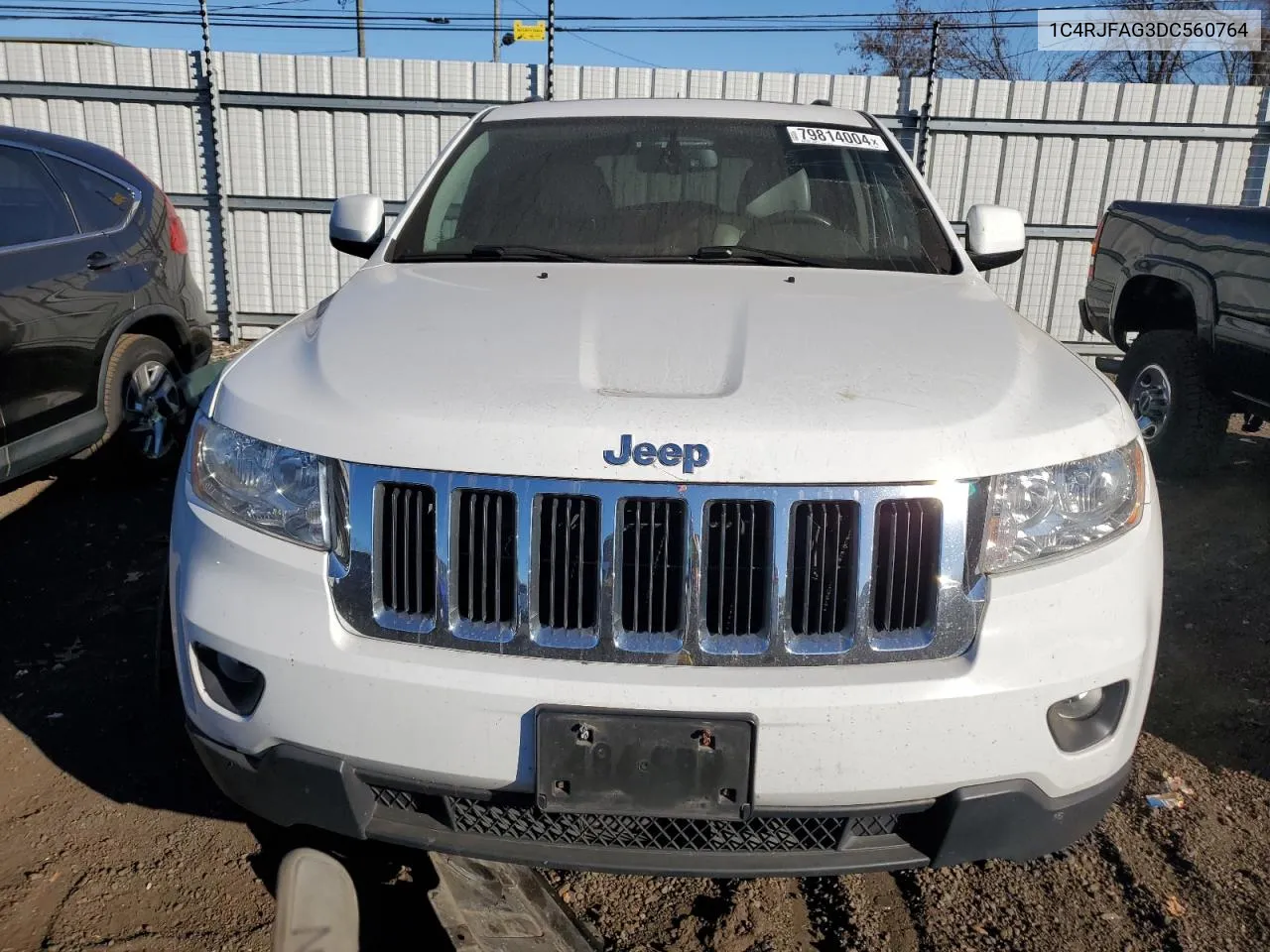 2013 Jeep Grand Cherokee Laredo VIN: 1C4RJFAG3DC560764 Lot: 79814004