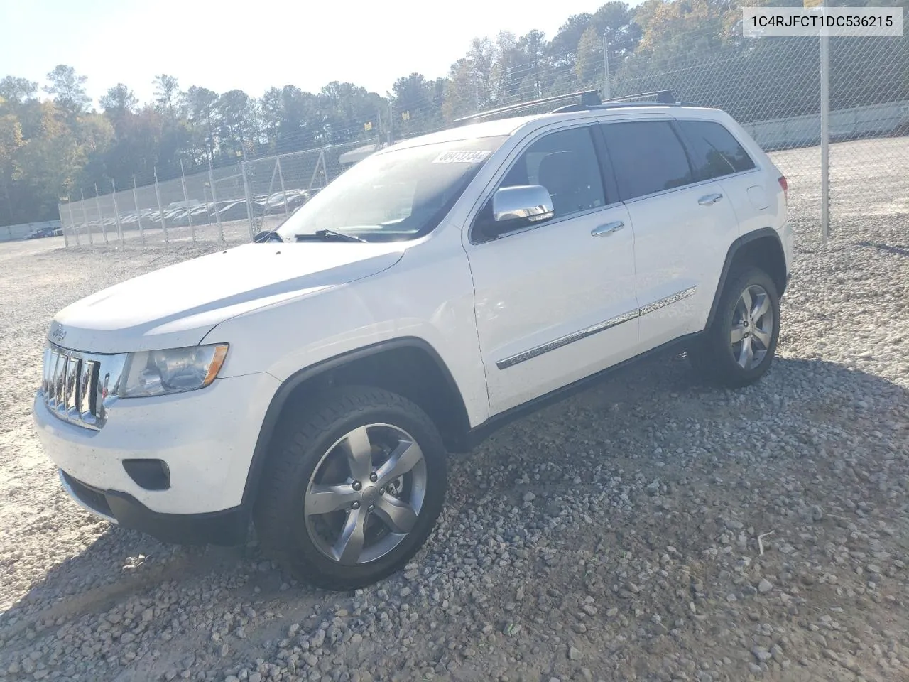 2013 Jeep Grand Cherokee Overland VIN: 1C4RJFCT1DC536215 Lot: 80473734