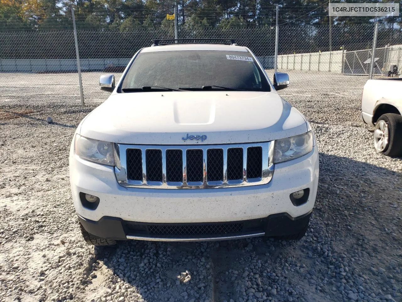 2013 Jeep Grand Cherokee Overland VIN: 1C4RJFCT1DC536215 Lot: 80473734