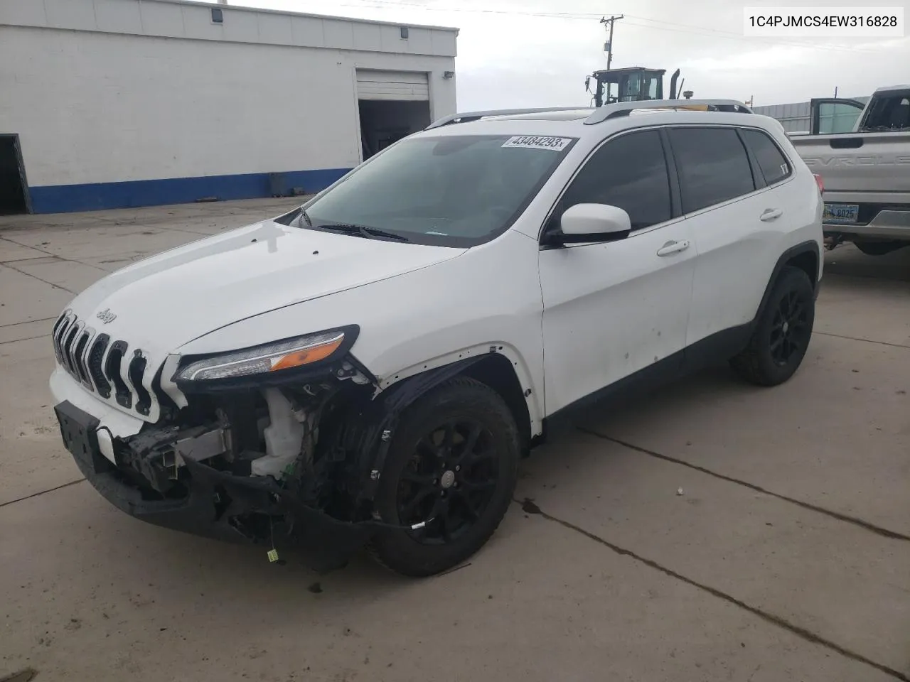 2014 Jeep Cherokee Latitude VIN: 1C4PJMCS4EW316828 Lot: 43484293