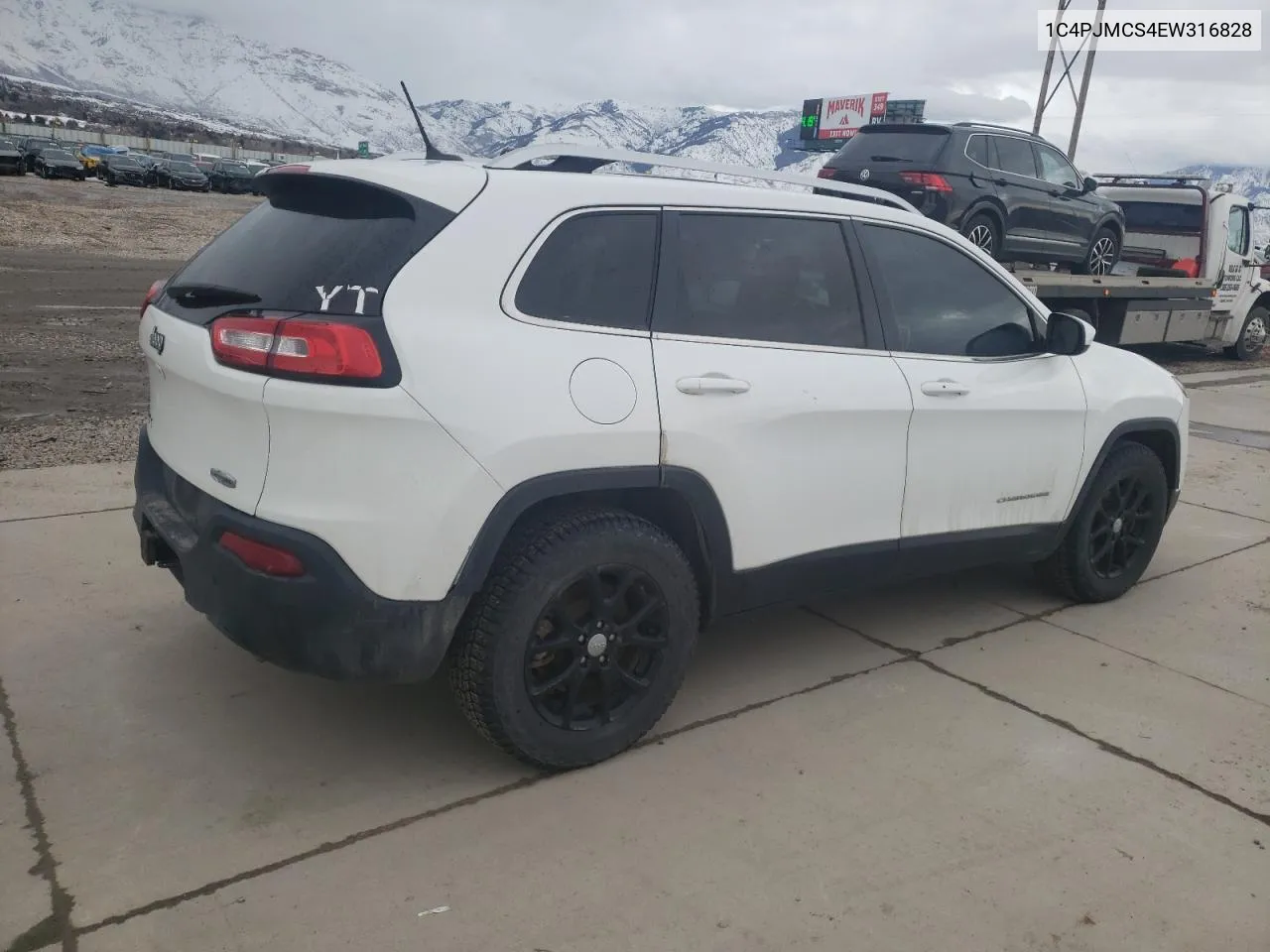 2014 Jeep Cherokee Latitude VIN: 1C4PJMCS4EW316828 Lot: 43484293